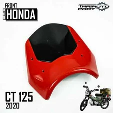 Fit Honda CT125 TRAIL125 HUNTER 2020-2024 Visor Shield Windshield Red Black 