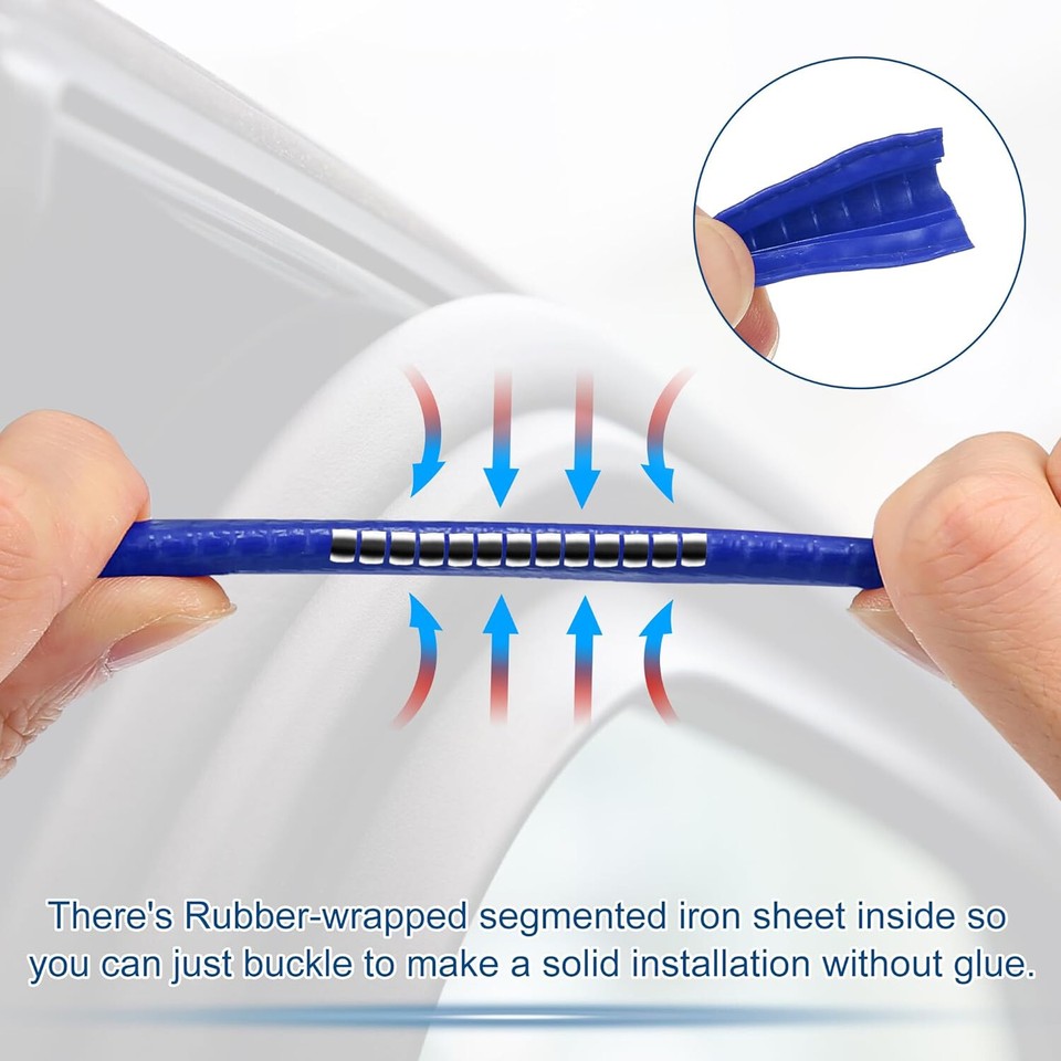 Upgrade 59feet Car Door Edge Trim Lock Guard Moulding Seal Strip