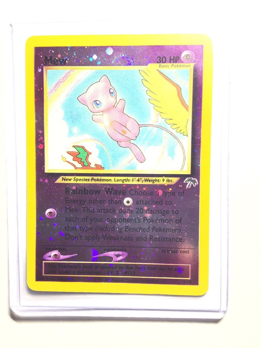 MEW - 1/18 - Southern Island Promo - Reverse Holo - Pokemon