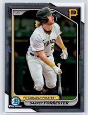 Garret Forrester 2024 Bowman Chrome Prospects #BCP-148 Pittsburgh Pirates