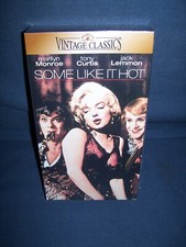 Some Like It Hot New VHS 1997 MGM Vintage Classics Release M206232