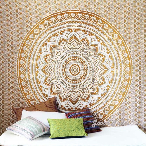 Tapestry Mandala Wall Hanging Home Decor Blanket Hippie Bohemian Queen Bedspread - 第 32/167 張圖片