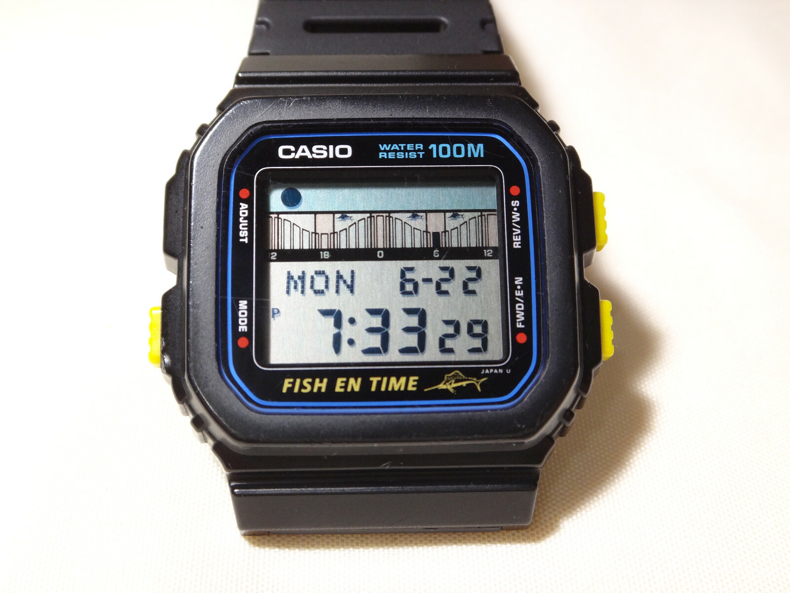 casio fish in time