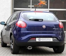 FOX Sportauspuff ESD Edelstahl 135x80mm Fiat Bravo ab Bj. 07 1.4l + Diesel