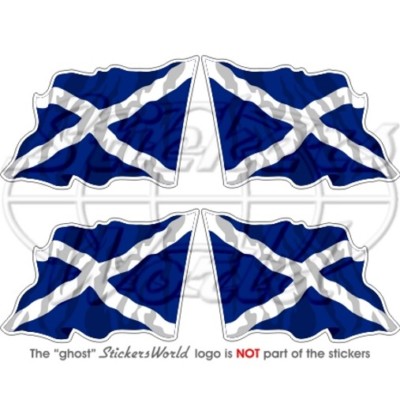 A5 Aufkleber-Bogen Schottland-Flagge – 26 Vinyl-Aufkleber In Verschiedenen Größen, Ideal Für Reise, Scrapbooking, Dekor