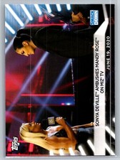 2021 Topps WWE Women's Division #30 Sonya Deville Ambushes Mandy Rose on Miz TV