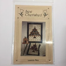 Lighted Tree Quilt Pattern Sew Cherished 59" x 75" Christmas