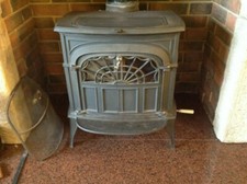 Vermont Intrepid Stove Glass - 150mm x 135mm (Half Arch) Old Model Mk1