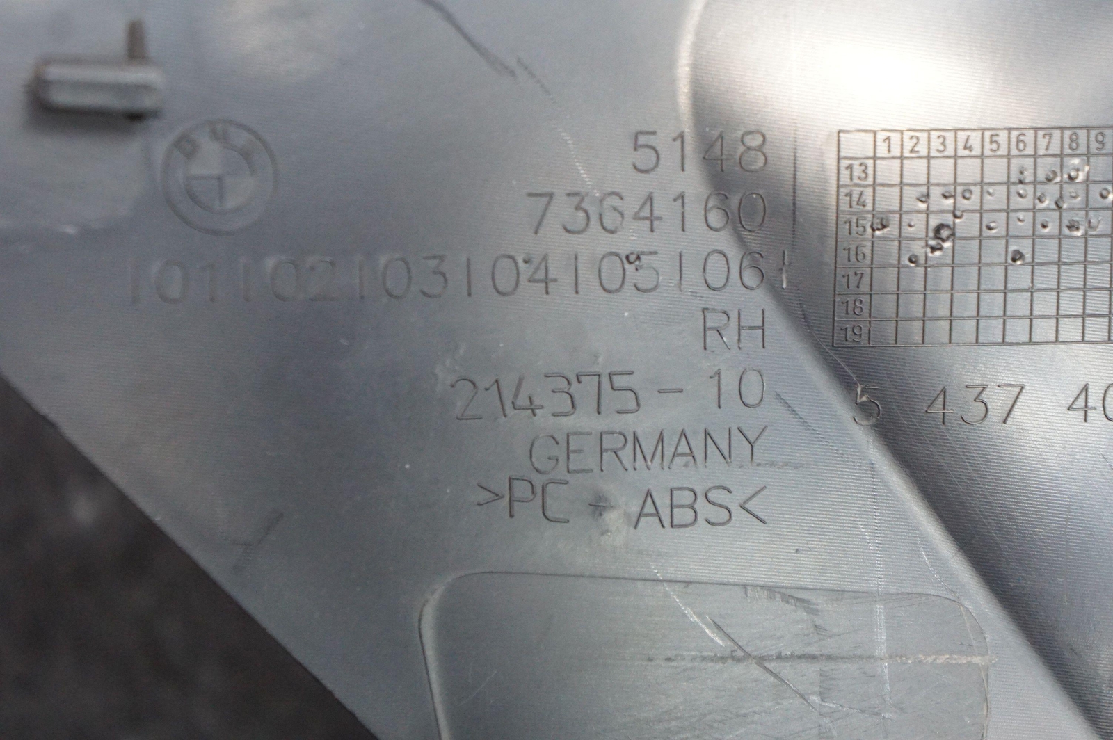 Set 5 Rear Cargo Sorround Trim OEM 51477316273 51437316265 Bmw I8 2014-17 19-20