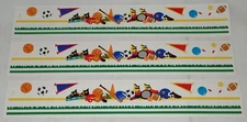 Vintage 1997 SPORTS GEAR BALLS FOOTBALL MRS. Grossman's Design Lines Stickers -3