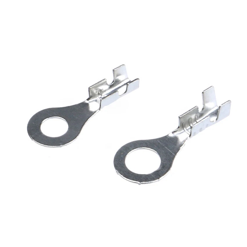 3.2mm 4.2mm Uninsulated Brass Crimp Ring Terminal Electrical Wire Connectors - Image 4 of 4