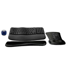 New Logitech MK670 Keyboard/Mouse Set + Micro Speaker, Gel Wrist/Mouse Pads