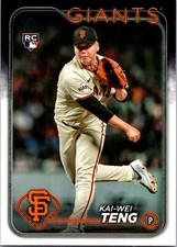 Kai-Wei Teng 2024 Topps Update #US212 San Francisco Giants RC