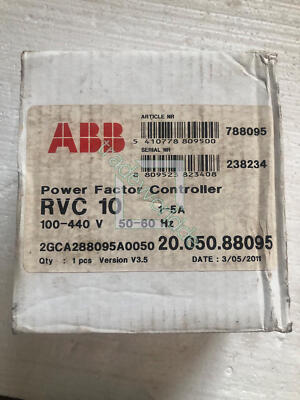 1PC ABB Power Factor Controller RVC-10 RVC10-1/5A NEW