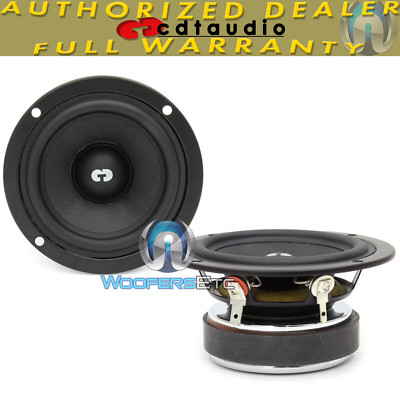 CDT AUDIO ES-03 GOLD SERIES 3'' WIDE RANGE CAR AUDIO MIDRANGE DRIVERS PAIR NEW