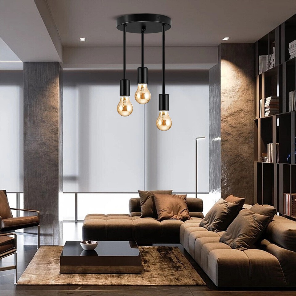 LED MODERN CEILING LIGHTS HANGING VINTAGE INDUSTRIAL PENDANT LIGHT