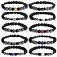 miniature 3  - Magnetic Hematite Stone Therapy Anklet Bracelet Weight Loss Women Men Jewelry