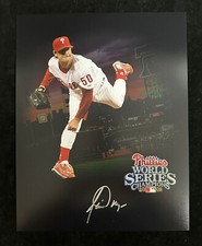 JAMIE MOYER Signed Autographed 11 x 14 Baseball Photo Philadelphia Phillies COA