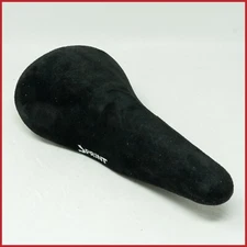 NOS SELLE ROYAL SPRINT SUEDE BLACK VINTAGE SADDLE SEAT ROAD RACING BICYCLE OLD