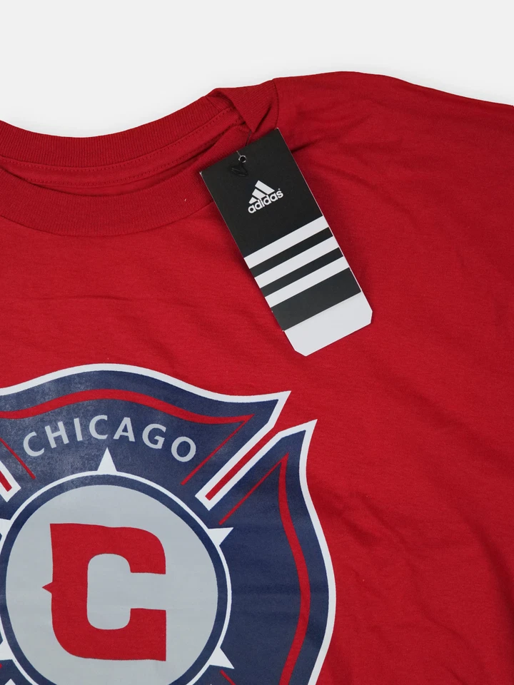 Adidas Mens 2014 Chicago Fire Adidas Football T-shirt / Red / RRP £19.99 - Image 2 of 2