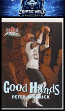 2000 Fleer Focus #12 GH Peter Warrick Good Hands Cincinnati Bengals