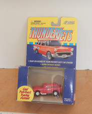 JOHNNY LIGHTNING THUNDERJETS, PULL BACK RACER - HO SLOT CAR BODY, CHEVY NOMAD