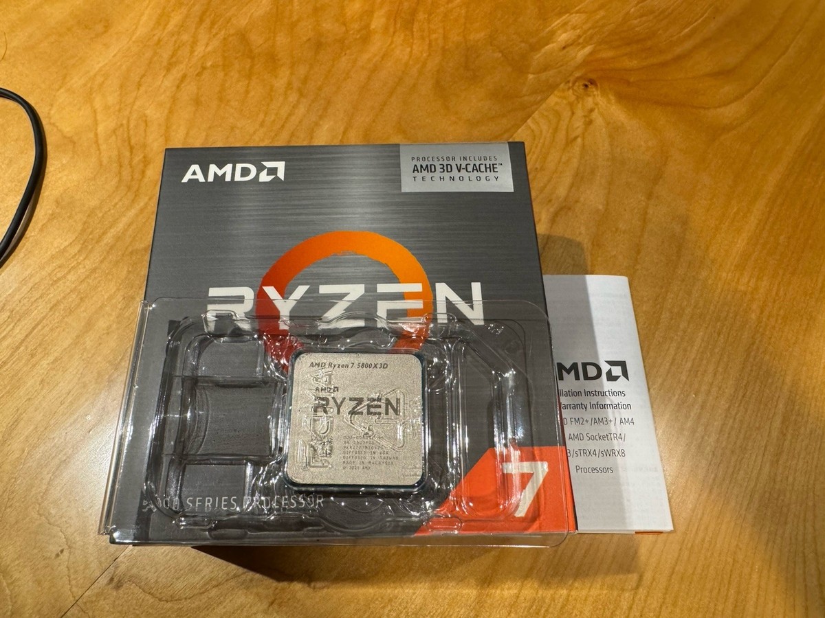 AMD Ryzen 7 5800X3D Processor (3.4GHz, 8 Cores, AM4) - 100