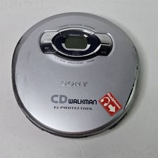 Sony CD Walkman D-EJ616CK G-Protection w/ Case Bass Boost Playback AVLS -WORKS-