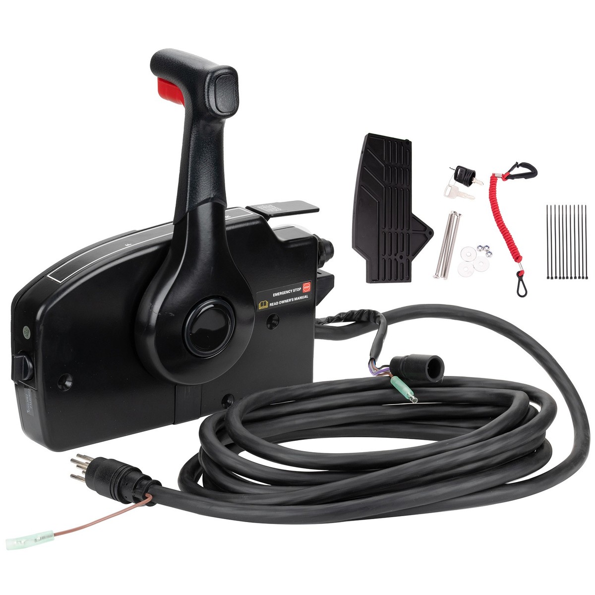 Boat Outboard Remote Control Box for Quicksilver Mercury 8Pin