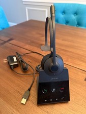 JABRA Engage 65 Over the Ear Wireless Mono Headset Conference Calls w/ Base