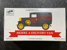 Liberty Classics 1929 Ford Model A Delivery Van Lockable Coin Bank 1/25 Die Cast