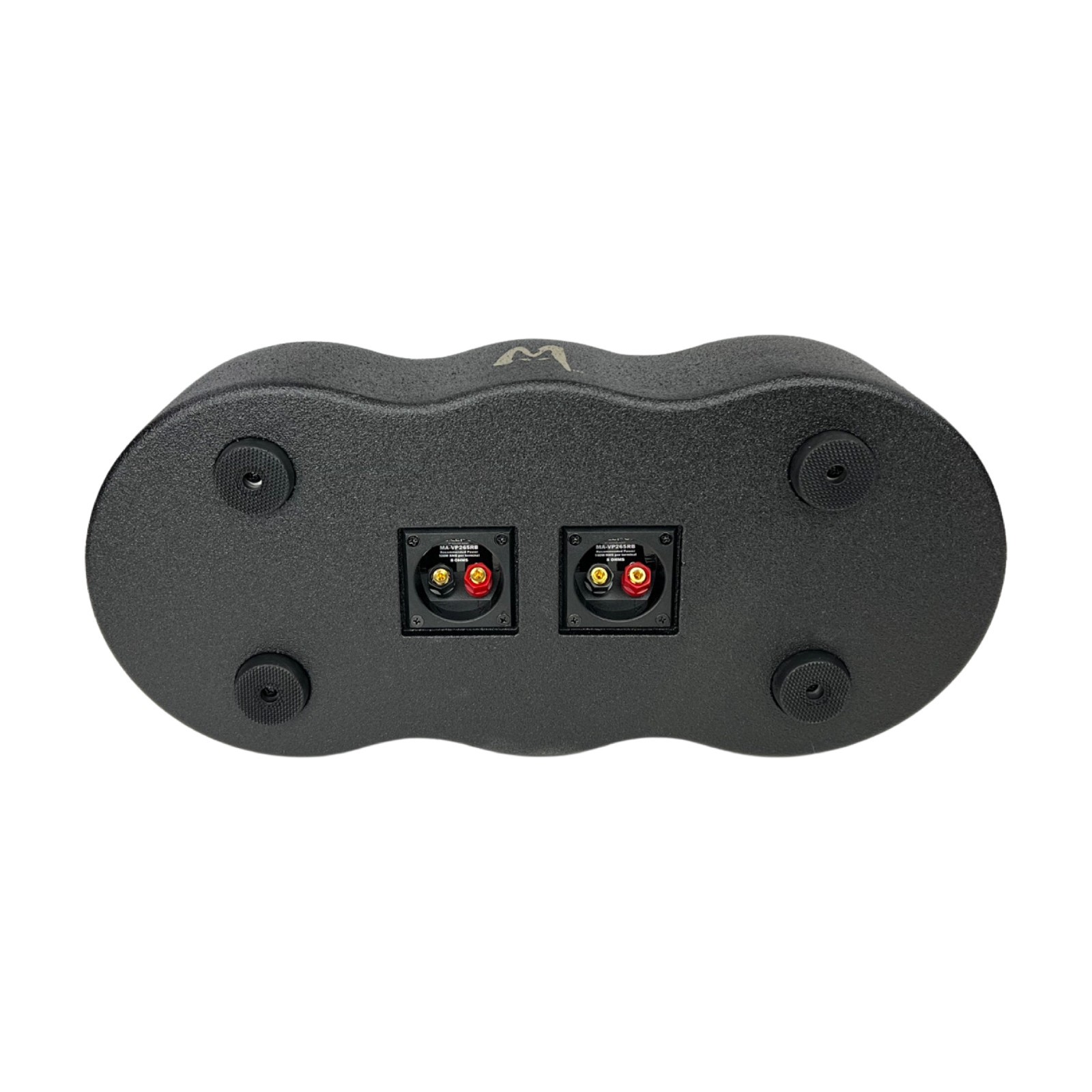 MENACE AUDIO® Dual 6.5" Loaded Midrange Enclosure with 2 x 3.5 Tweeters - Red 4