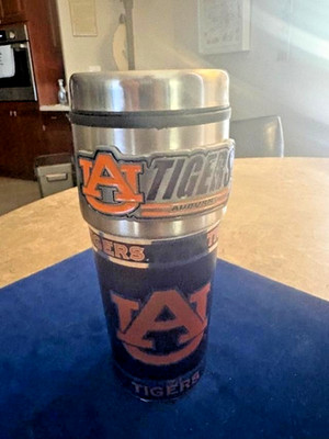 Univ. of Auburn Tigers 15 oz Tumbler - NCAA Cup Mug Coffee Steel - Unused