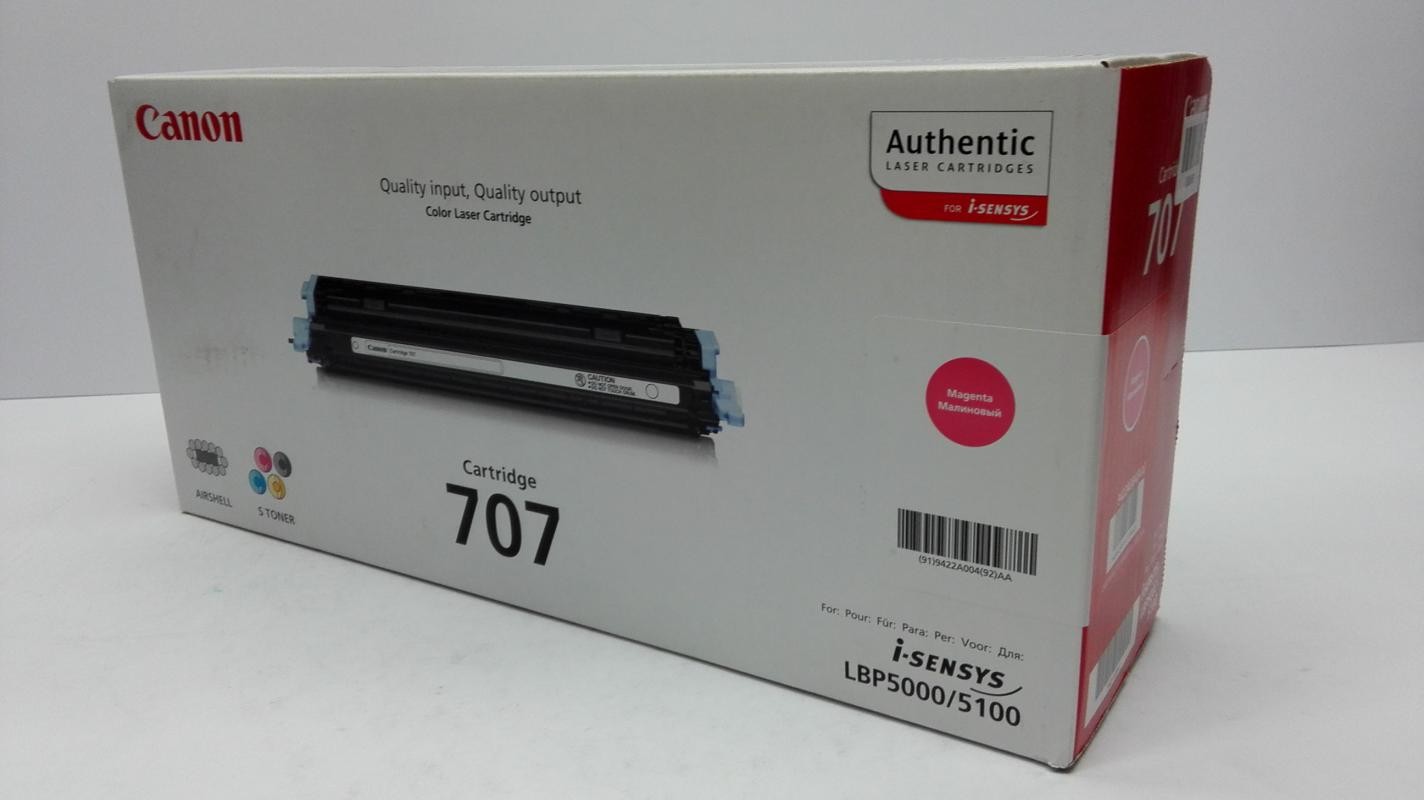 Canon CRG-707M Tonerkartusche 9422A004 Magenta 2.000 Seiten für Canon LBP-5000