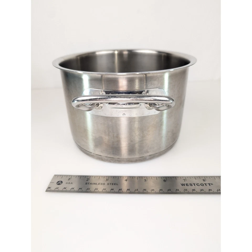 Vtg Fissler Germany Stainless 18-10 Cookstar Stock Pot Dutch Oven 3.0L No Lid - Image 2 of 4