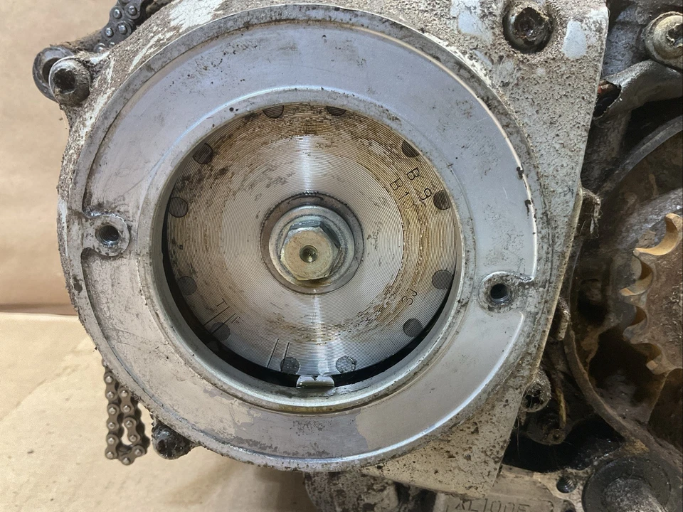 Honda XL100 1974 motor extremo inferior gira bonito sin juego 3480 millas Foto 2 de 4