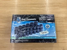 Grey Pneumatic 1714U 1/2" Drive 14 Piece 12 Point Standard Length Sae Universal