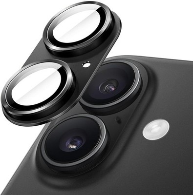 3D Kameraglas für Apple iPhone 16 / 16 Plus Schutz Hartglas Titan Full 9H