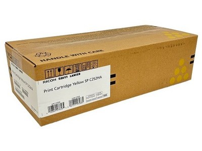 Genuine Ricoh SP C252HA 407656 Yellow Print Toner Cartridge New