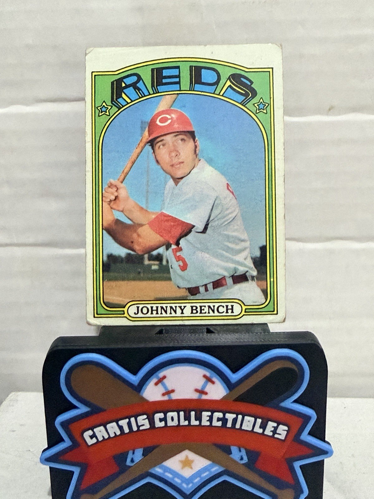 Topps 1972 Johnny Bench Cincinnati Reds #433 Base Set MLB Baseball Card
