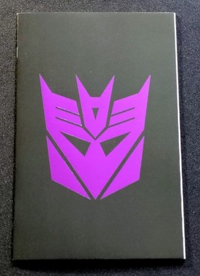 Transformers #1 Deception Logo 2024 NYCC Foil Comic Skybound Image 
