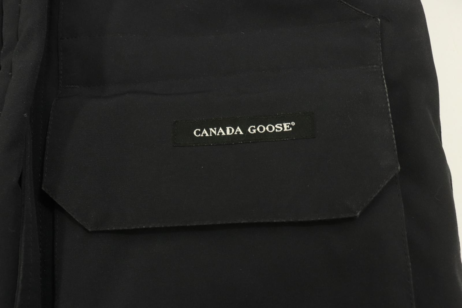 CANADA GOOSE Men's Down Jacket M JASPER Hoodie CANADA GOOSE M Navy Logo thumbnail 6