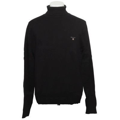 GANT, Rollkragenpullover, Größe: L, Schwarz, Baumwolle/Elasthan/Polyamid #Ipg