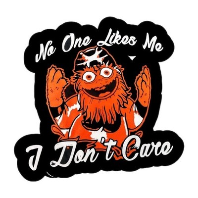 Flyers Sticker Philadelphia Gritty NHL Hockey Die Cut Laminated