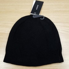 ALFANI Mens Beanie Hat Black Stretch Knit Winter Casual 40