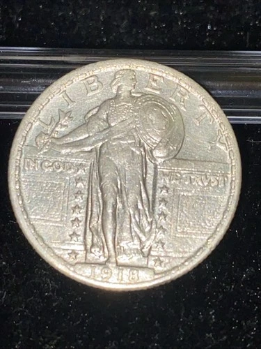 1818 Standing Liberty Quarter Auto