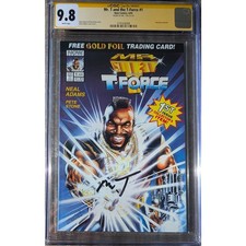 Mr. T and the T-Force #1__CGC 9.8 SS__Signed by Mr. T