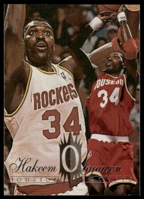 Hakeem Olajuwon 1994-95 Fleer Flair #57 Houston Rockets