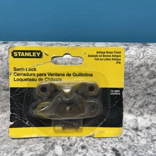 STANLEY Antique Brass Finish Sash Lock #75-5881 CD7073 - New/Sealed