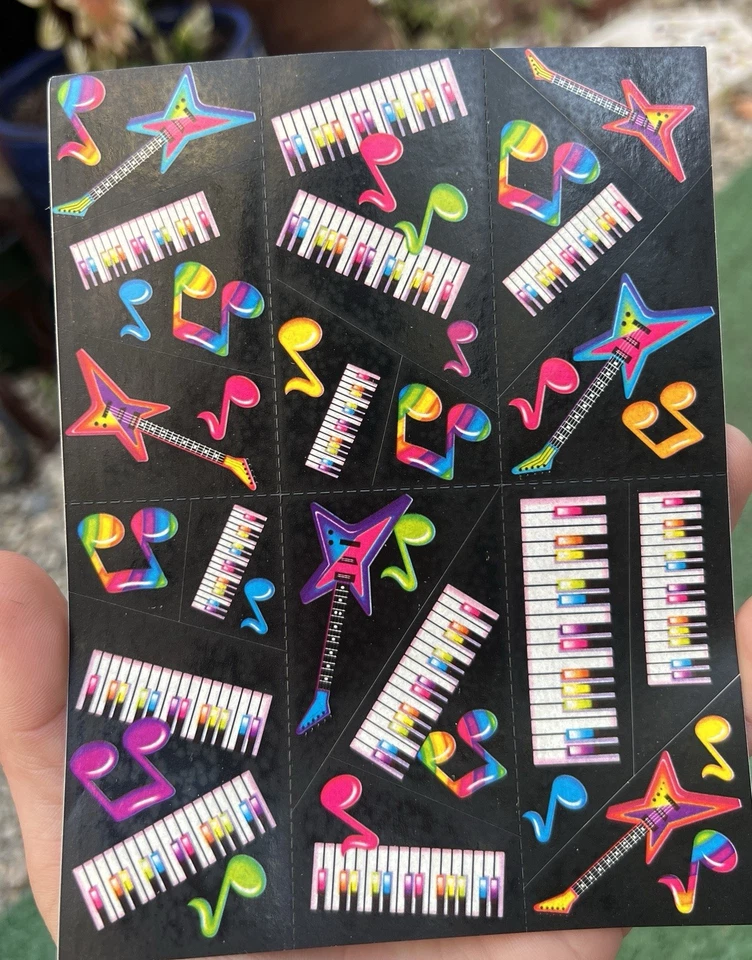10 Sheets Of VINTAGE Lisa FRANK Unused Stickers. Rare-nostalgic- RAINBOWS - Image 4 of 4